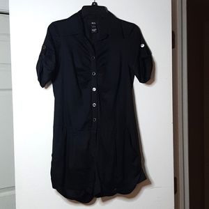 Black romper with pockets (size M)